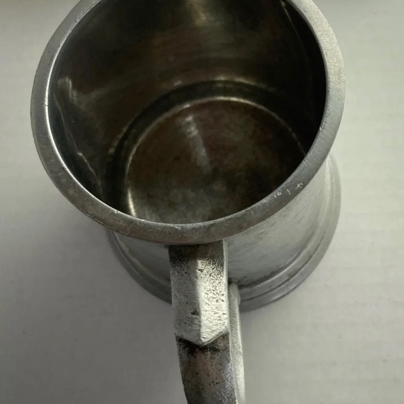 LIBERTY CRAFT Vintage Pewter Tankard Mug 5" Tall - Picture 6 of 8